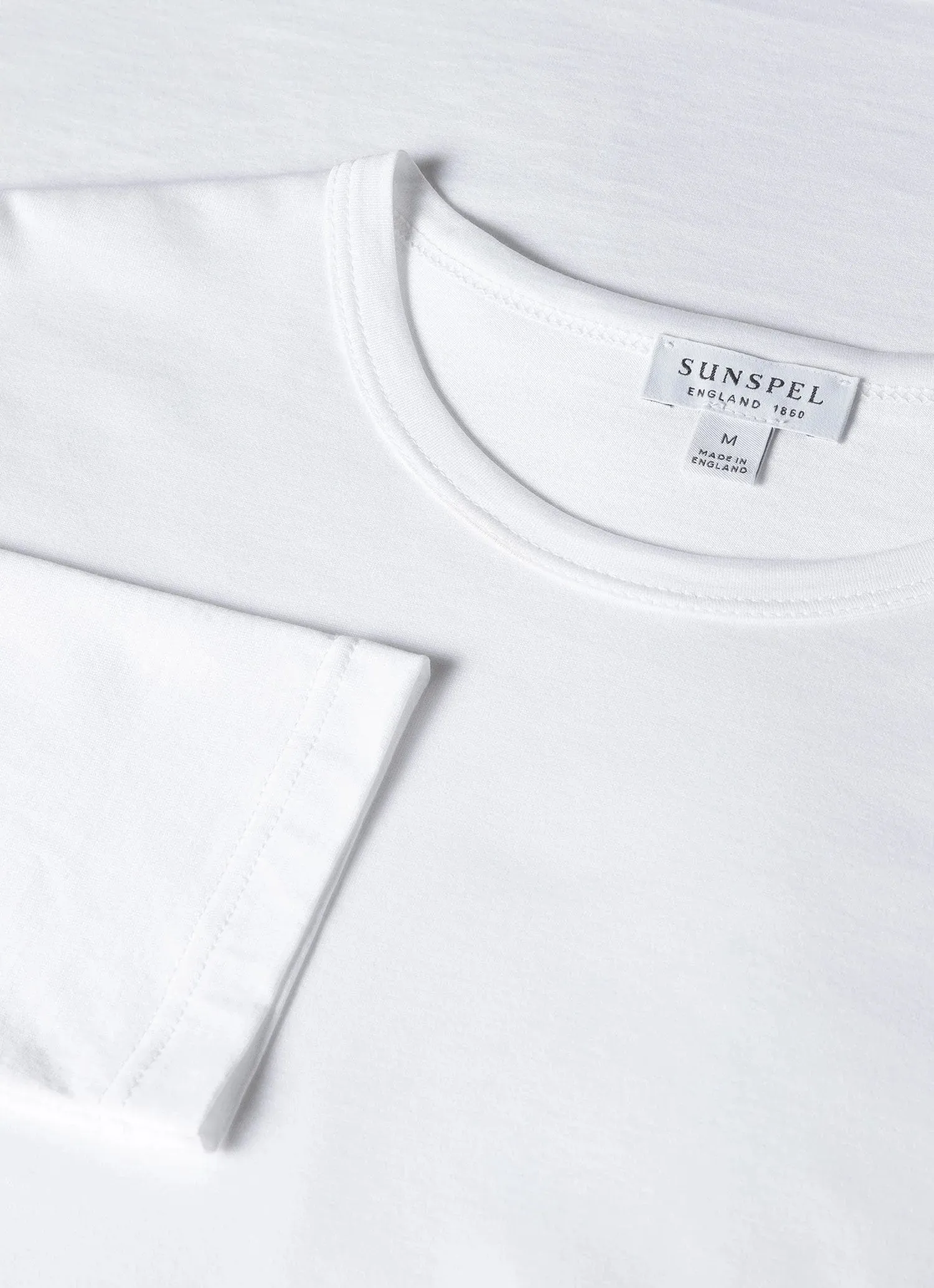 T-Shirt Manches Longues Classique - Blanc