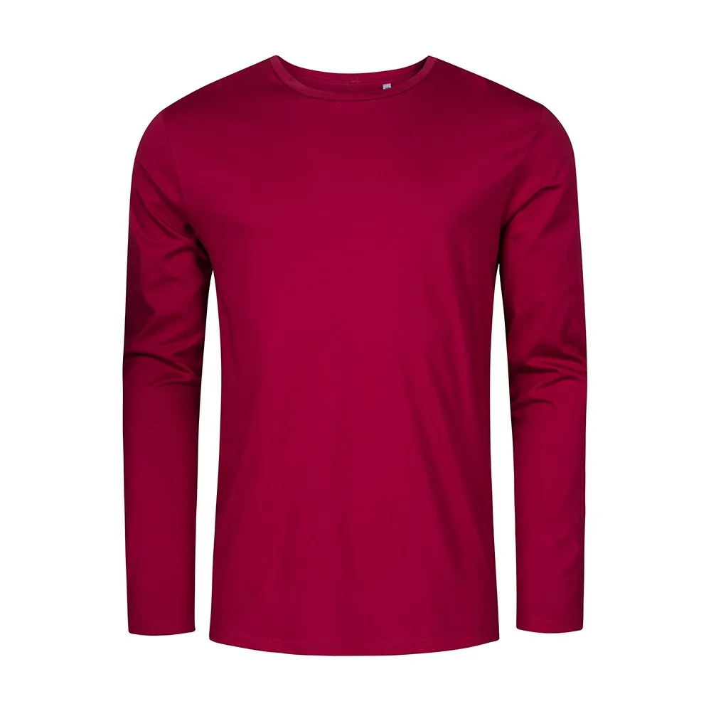 T-shirt manches longues col rond grandes tailles Hommes