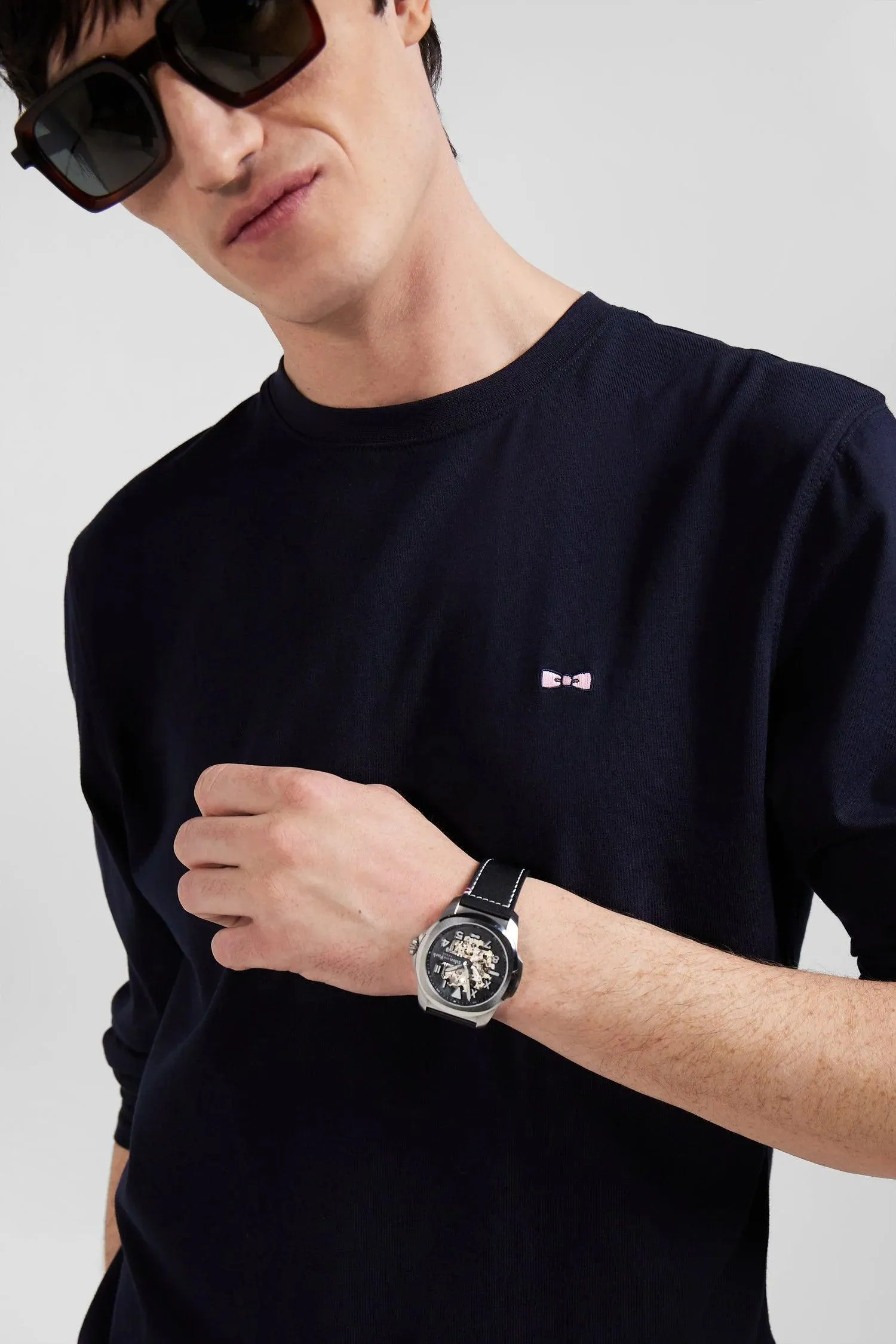 T-Shirt manches longues Eden Park marine
