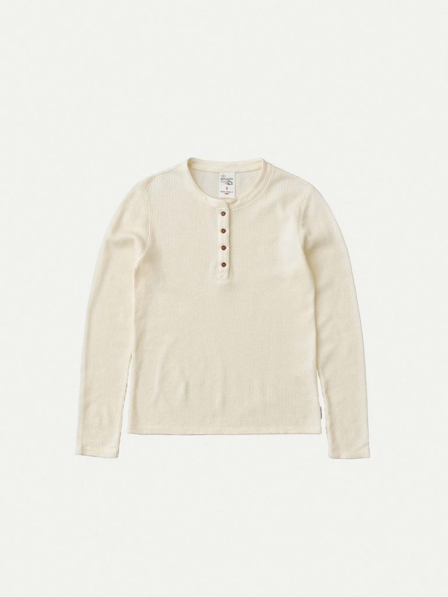 T-Shirt MIRA HANLEY WAFFLE Egg White