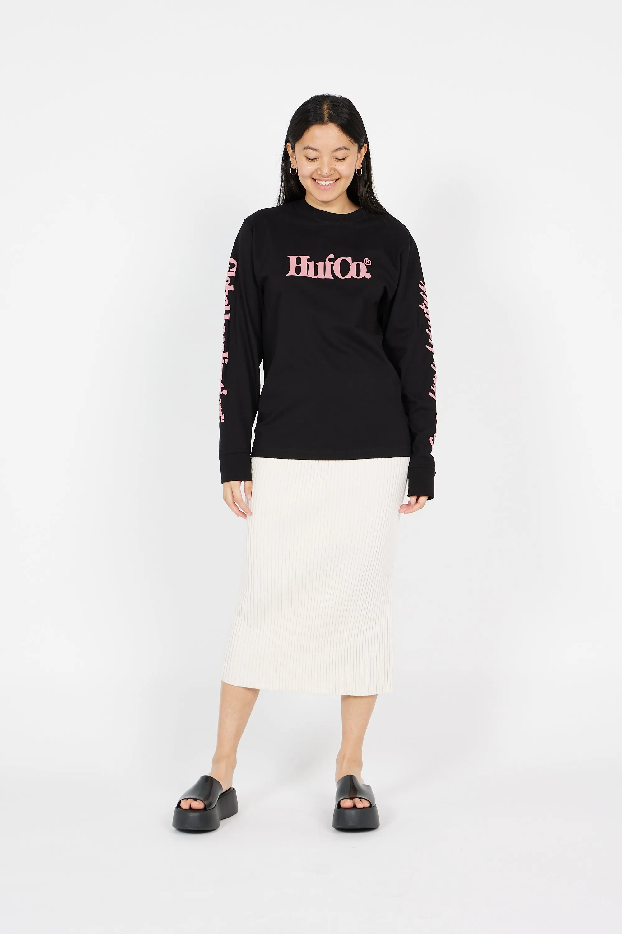 T-shirt Noir Huf - Femme | Citadium