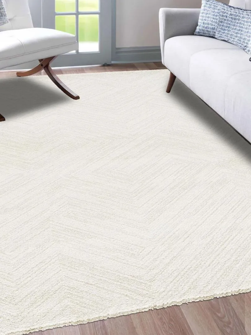 Tapis salon NAFO 1 - Blanc