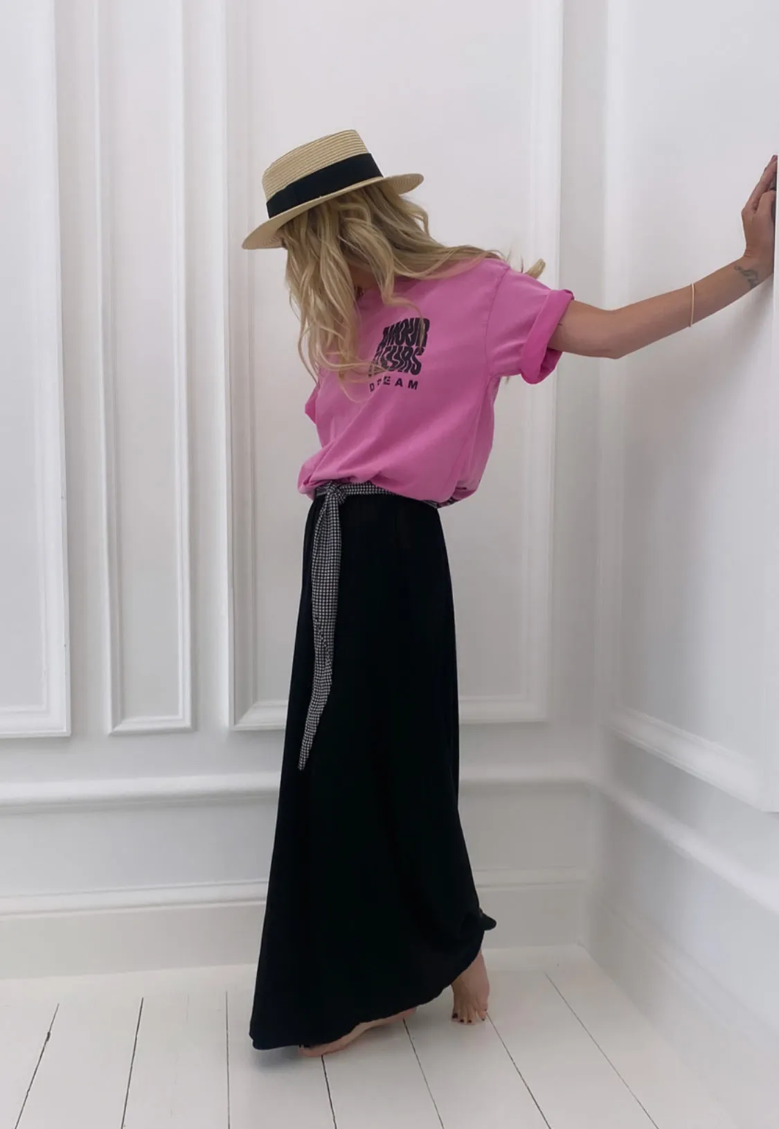 Tee-shirt “AMOUR FLEURS DREAM” rose