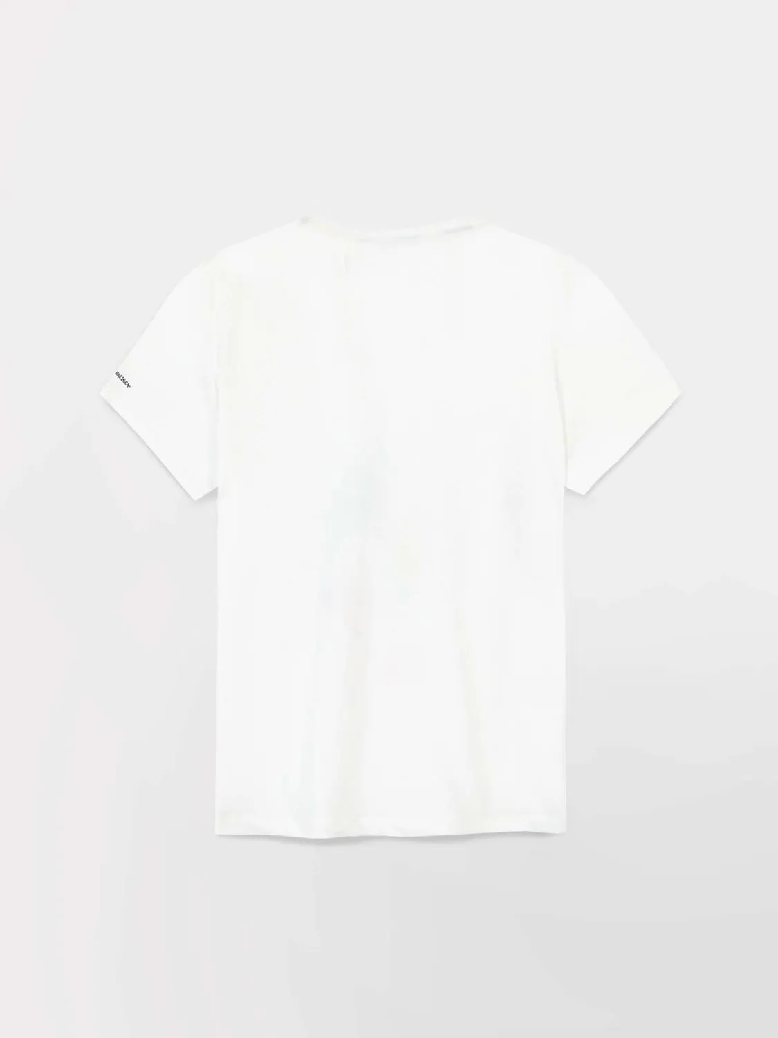 Tee Shirt Femme A Motif Coton Biologique Blanc tbs