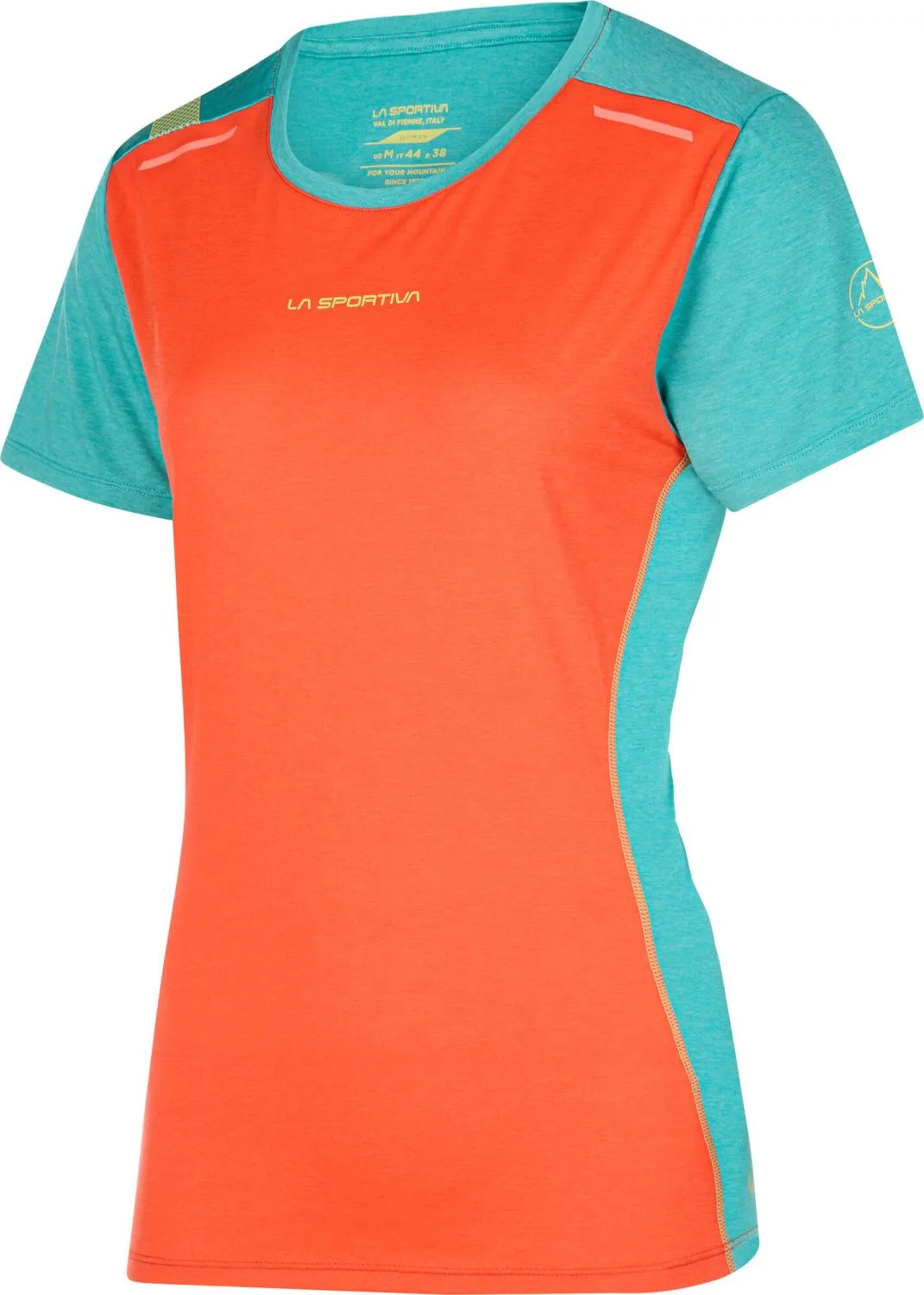 tee-shirt la sportiva tracer w cherry tomato/lagoon