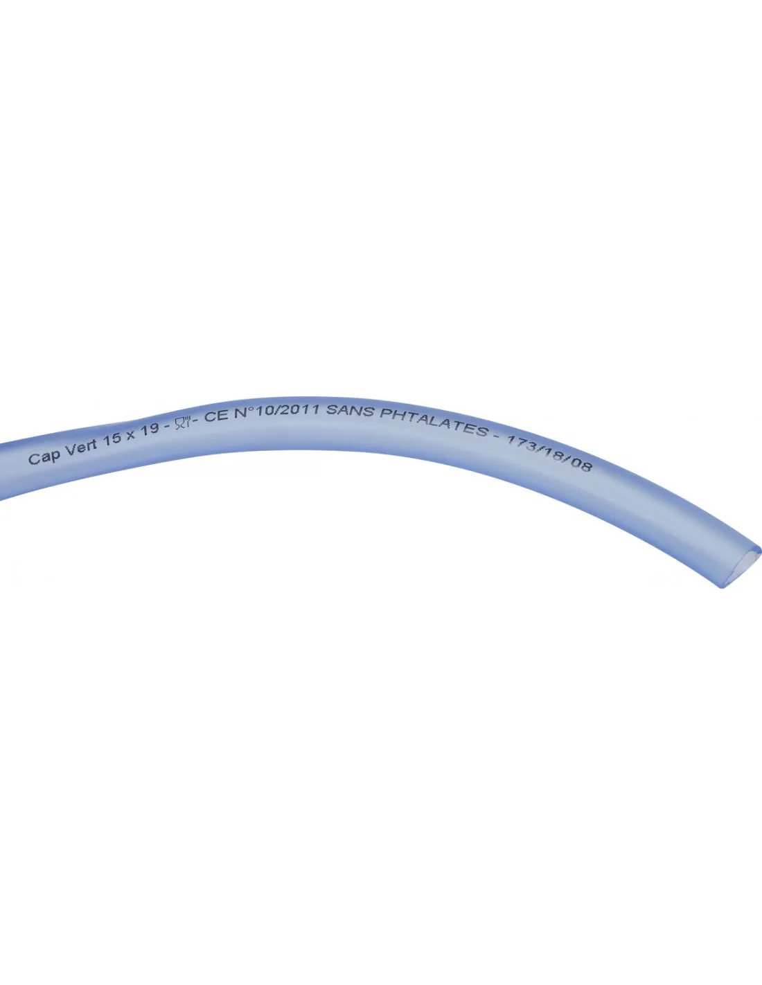 Tuyau Cristal 50 M - Ø 15 X 19 Mm - Cap Vert - 451080